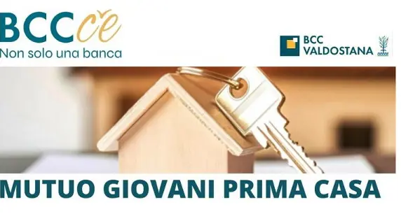 Mutuo giovani prima casa BCC Valdostana 