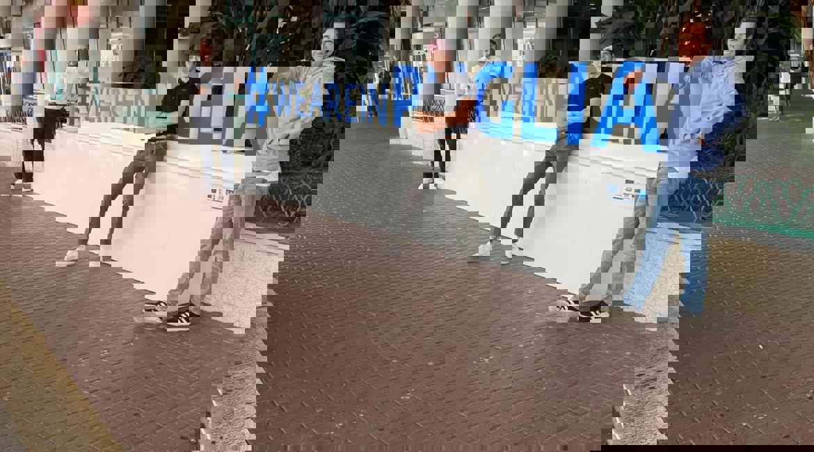 Ragazzi Della Consulta All'aeroporto Di Bari