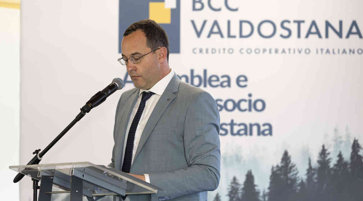 Assemblea Soci BCCV 2025 Presidente Ferré (primo piano)